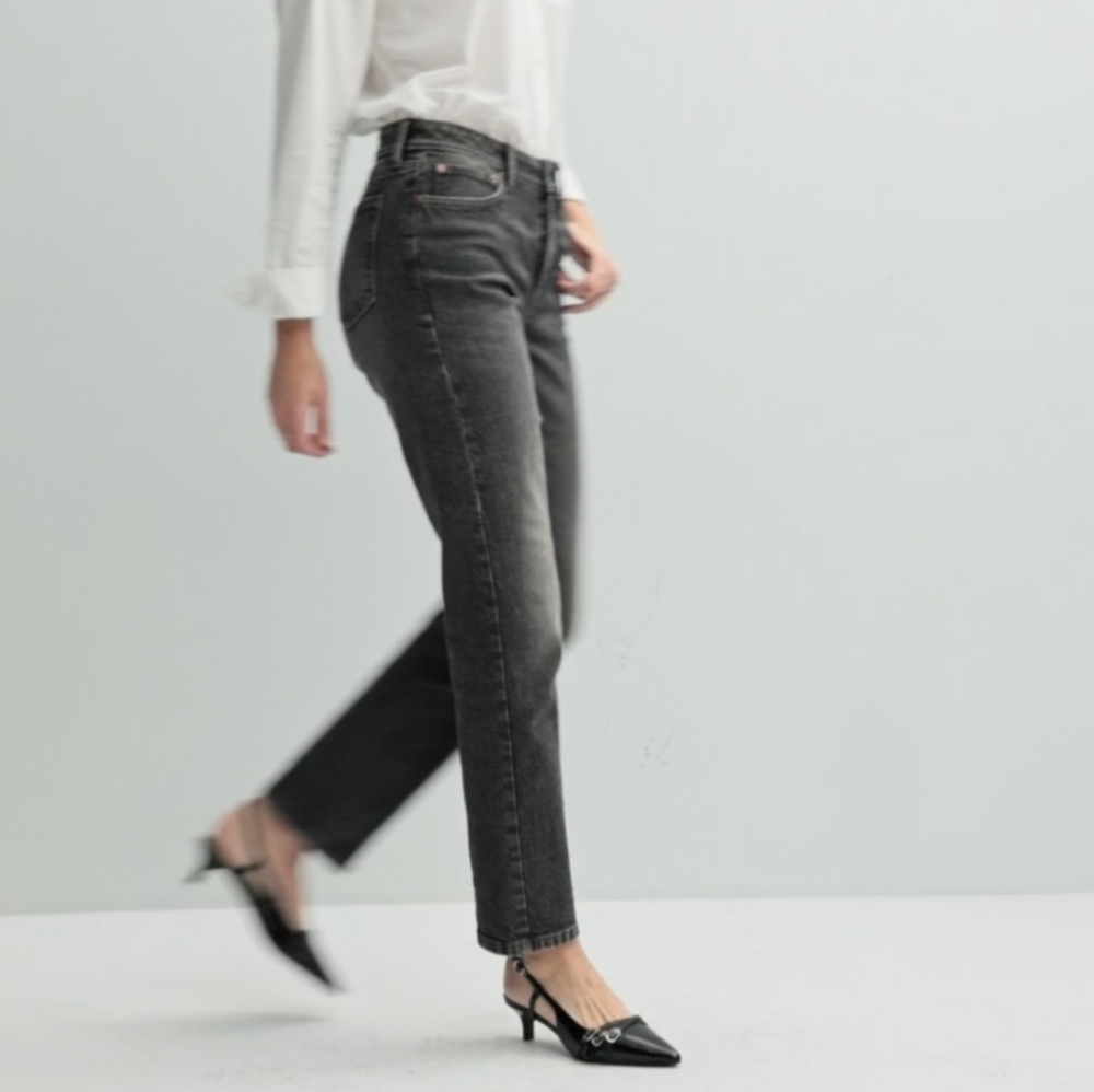 SO High Rise Button Fly Slim Straight Jeans - Picture 3 of 12